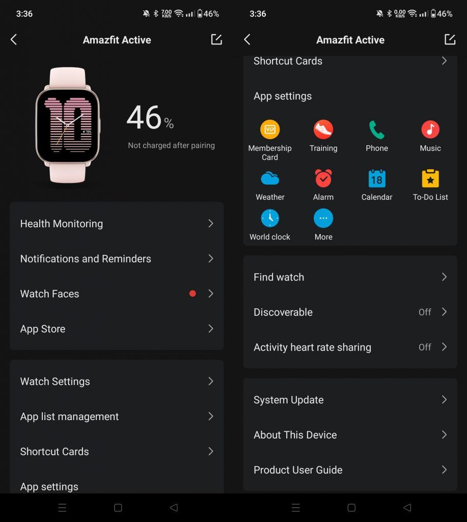 Amazfit Active 5