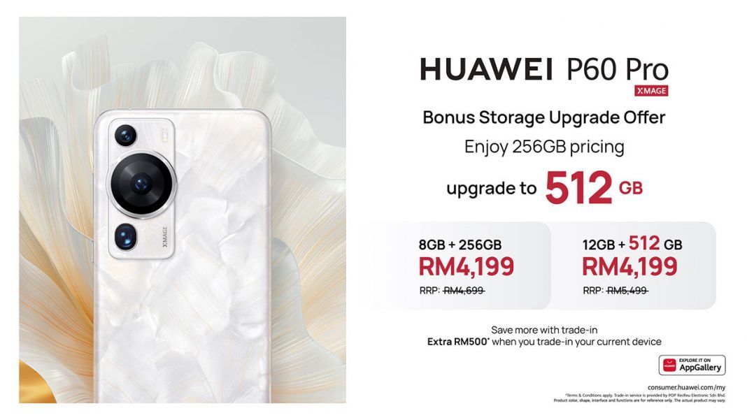 HUAWEI P60 Pro 512GB at 256GB price promo Malaysia featured HUAWEI P60 Pro 512GB at 256GB price promo Malaysia featured