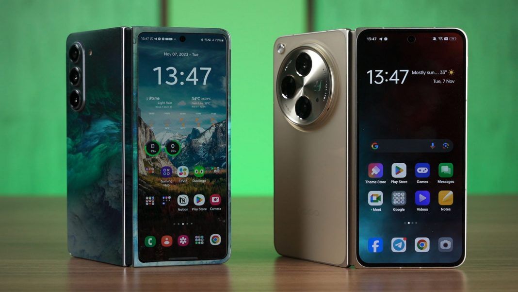 OPPO Find N3 fold vs Samsung Galaxy Z Fold 5 OPPO Find N3 fold vs Samsung Galaxy Z Fold 5