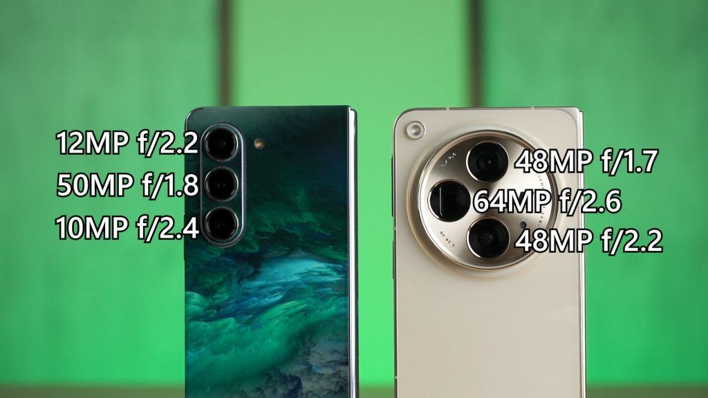 OPPO Find N3 fold vs Samsung Galaxy Z Fold 5