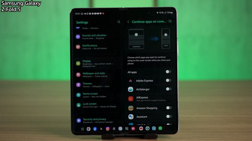 OPPO Find N3 fold vs Samsung Galaxy Z Fold 5