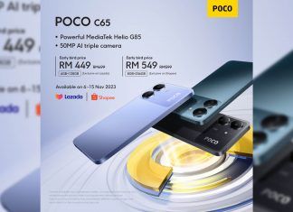 POCO’s 5th anniversary celebration product is a RM449 smartphone, the C65 POCO C65 1