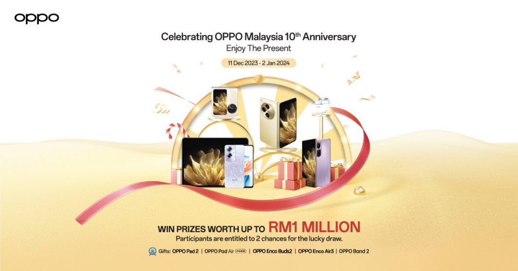 OPPO Malaysia 10th Anniversary Sale 2023 featured