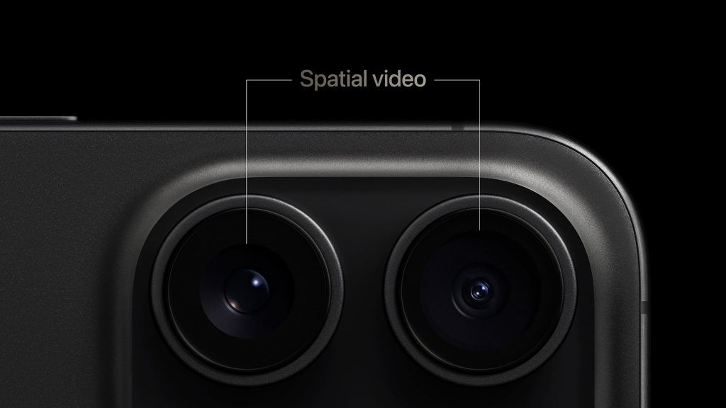 iPhone 15 Pro capture spatial video Apple Vision Pro