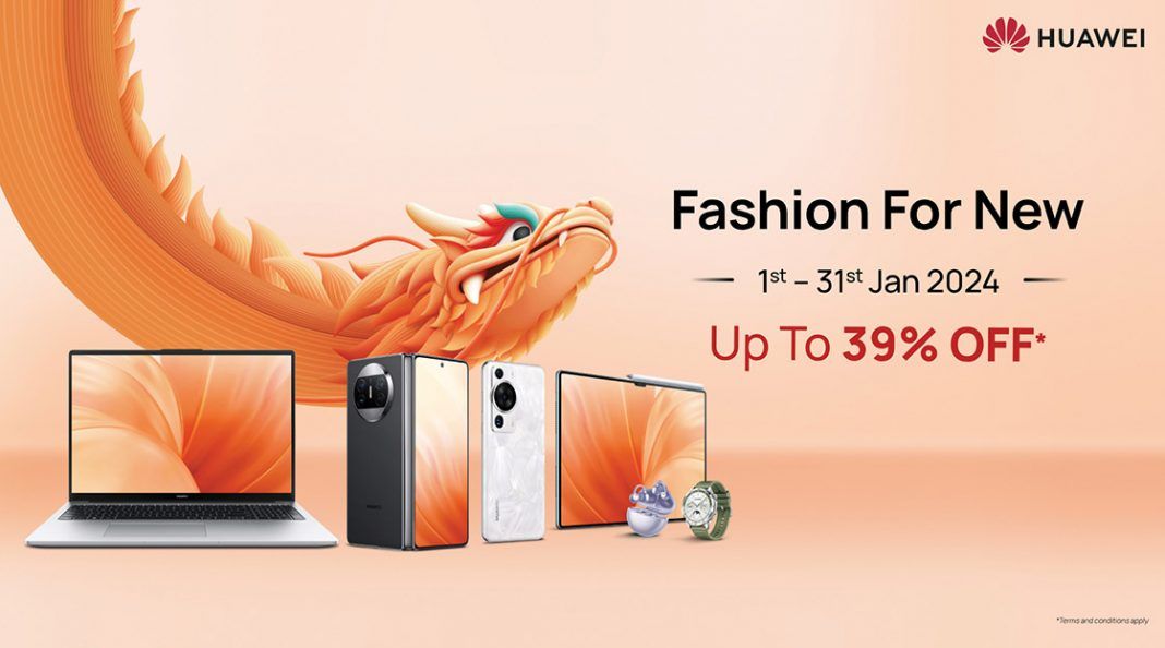 HUAWEI Malaysia FashionforNew sale campaign 2024 featured