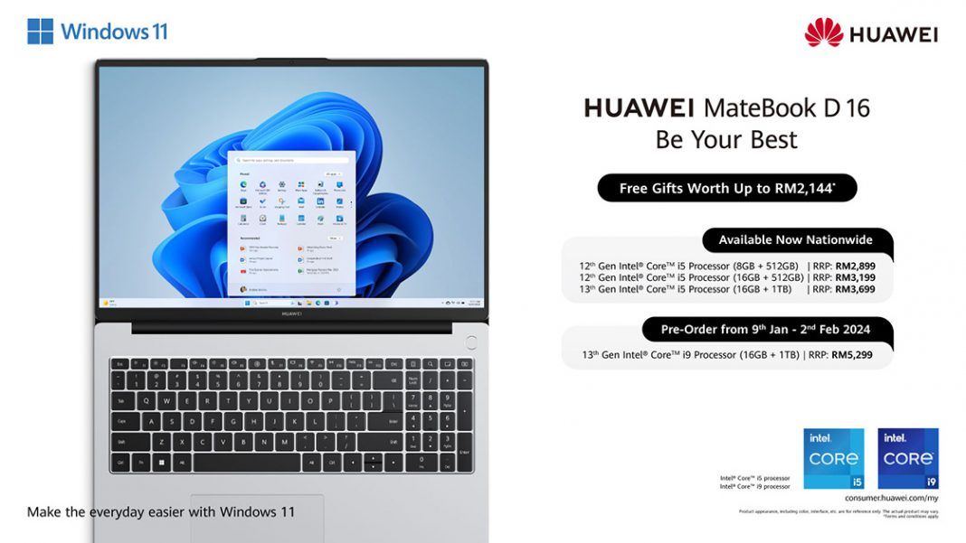 HUAWEI MateBook D 16 Malaysia price featured HUAWEI MateBook D 16 Malaysia price featured