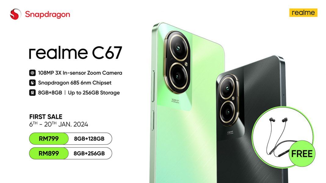 realme C67 smartphone Malaysia price featured
