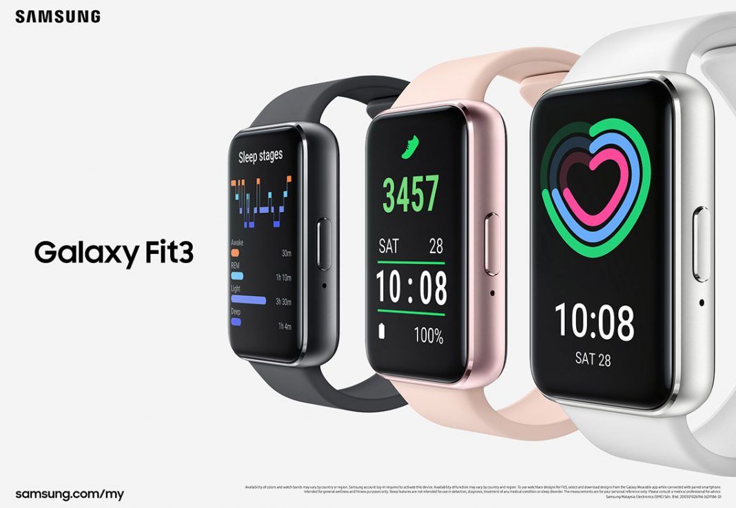 Samsung Galaxy Fit3 fitness smartwatch Malaysia price featured