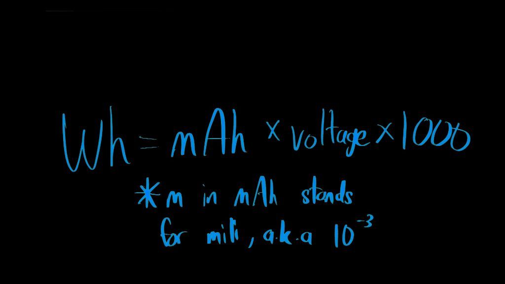 mAh vs Wh