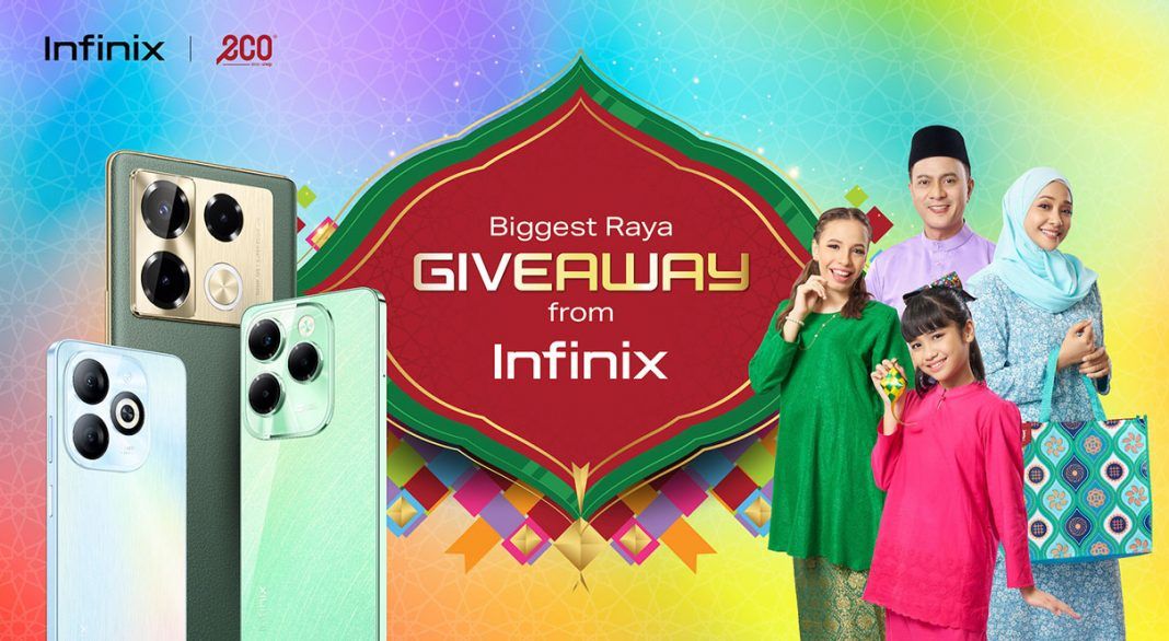 Infinix Malaysia X eco-shop Hari Raya giveaway contest 2024