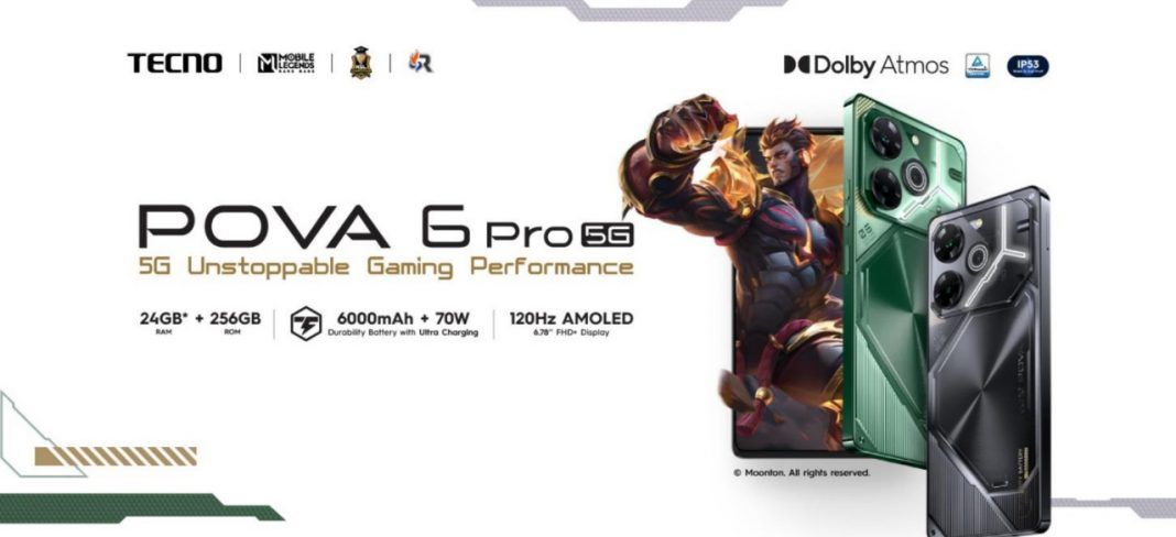 TECNO POVA 6 Pro 5G smartphone Malaysia price featured