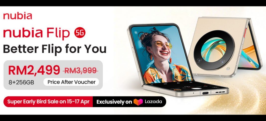 nubia Flip 5G Malaysia launch price featured nubia Flip 5G Malaysia launch price featured