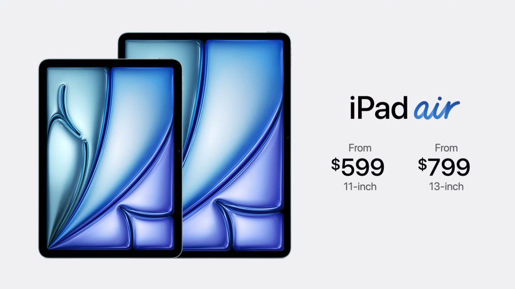 Apple iPad Air iPad Pro 2024 announcement