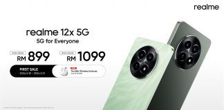 realme 12x 5G smartphone Malaysia price featured