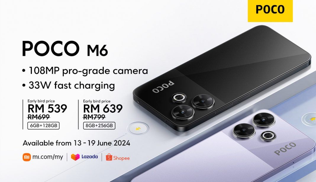 POCO M6 launched Malaysia price featured