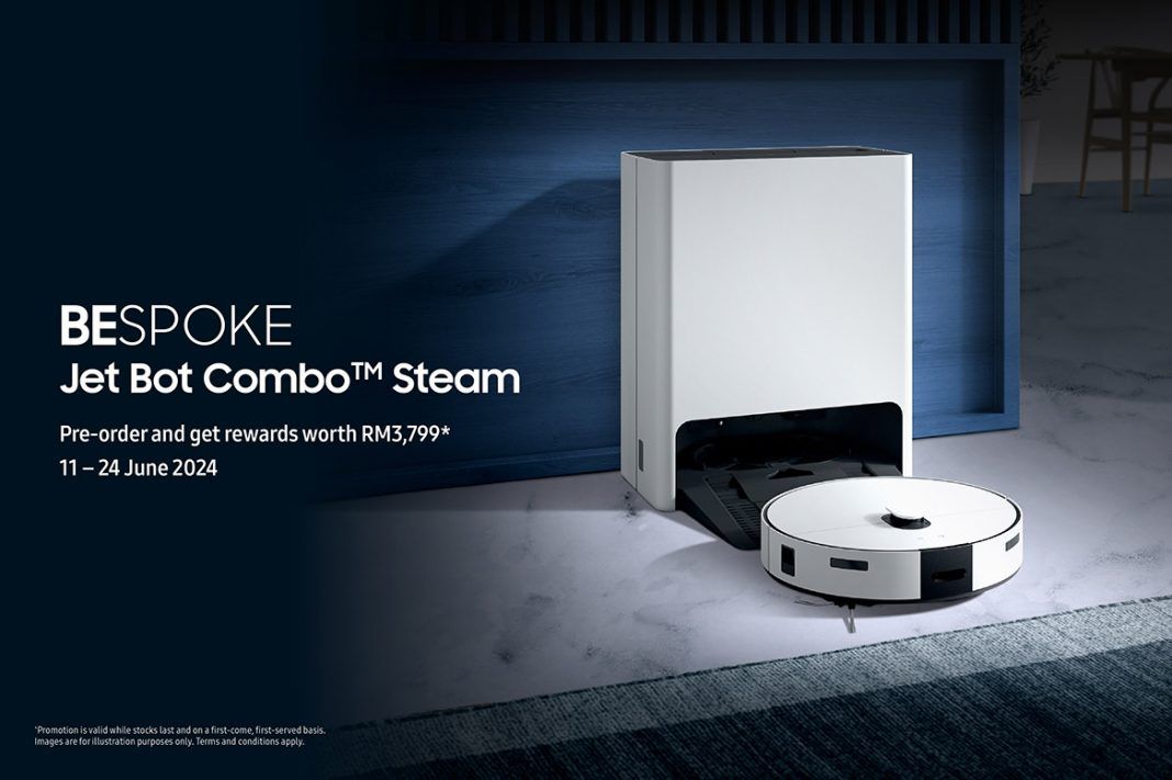 Samsung Malaysia BESPOKE Jet Bot Combo Steam pre-order featured