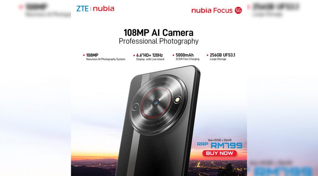 nubia Focus 5G launched Malaysia price featured