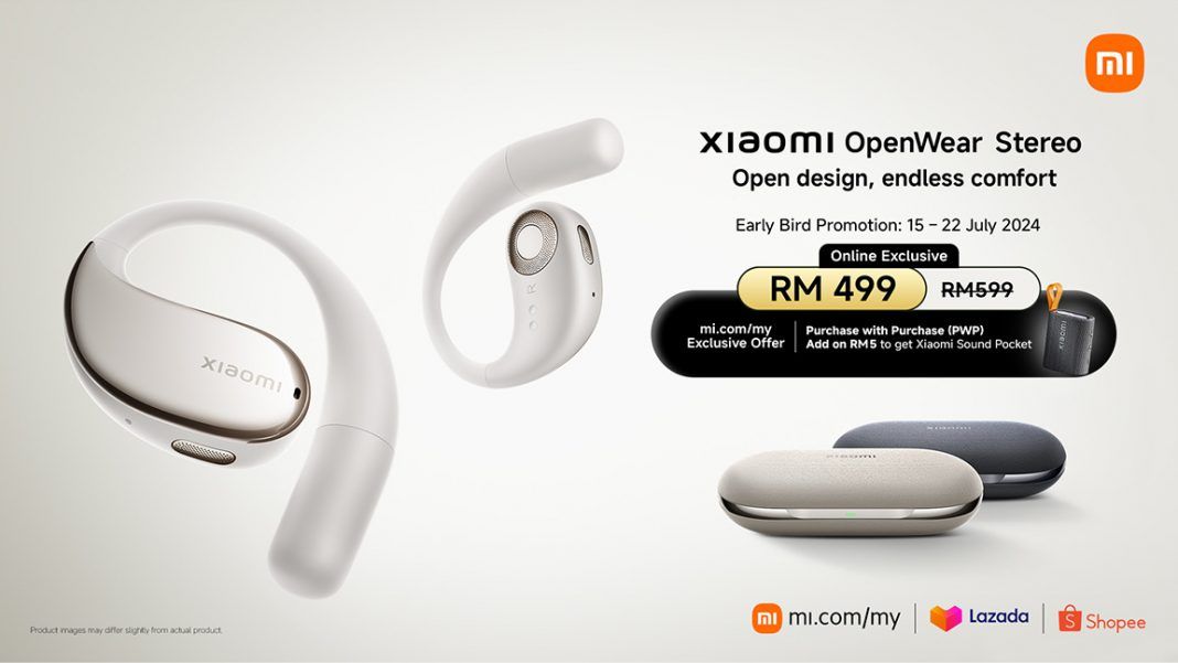 Xiaomi OpenWear Stereo earbuds launched Malaysia price featured Xiaomi OpenWear Stereo earbuds launched Malaysia price featured