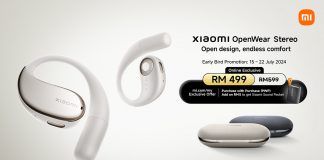 Xiaomi OpenWear Stereo earbuds launched Malaysia price featured