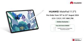 HUAWEI MatePad 11.5 S tablet Malaysia preorder price featured