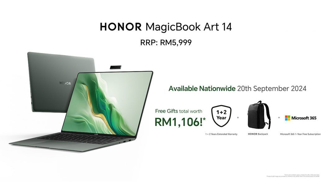 HONOR MagicBook Art 14 laptop Malaysia price featured