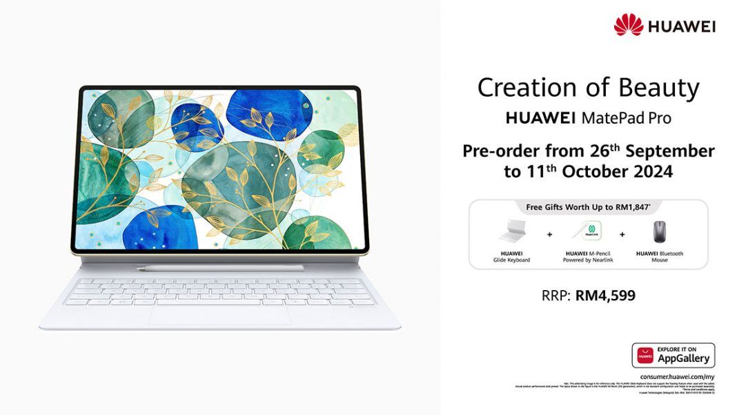 HUAWEI MatePad Pro 12.2 tablet preorder Malaysia price featured