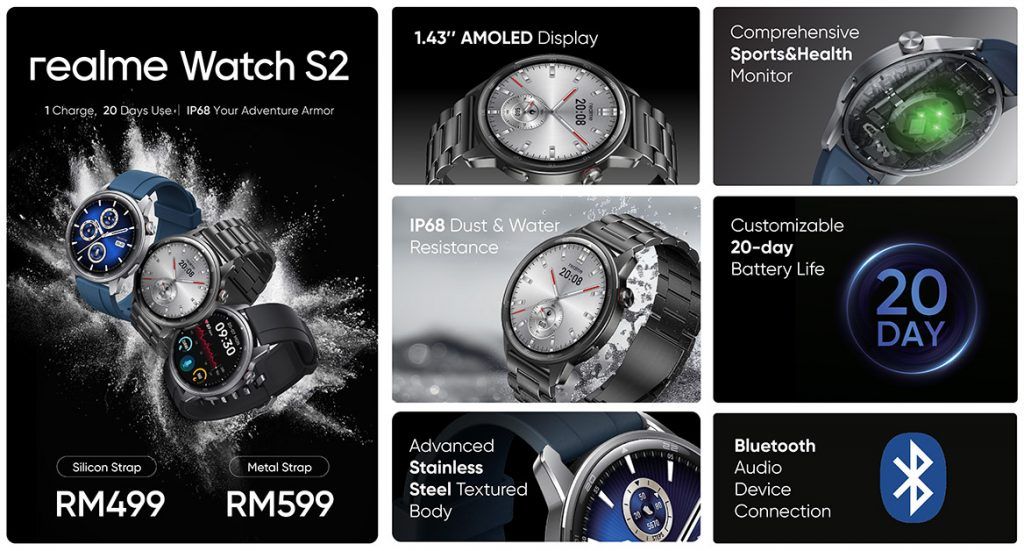 realme Watch S2 smartwatch Malaysia price 1