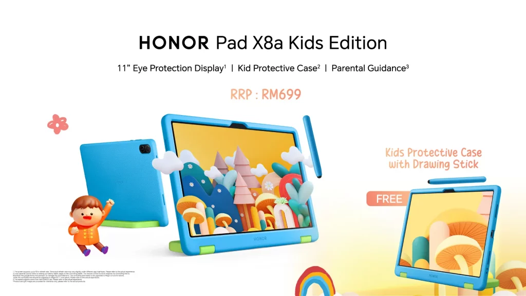 HONOR Pad X8a and Pad X8a Kids Edition launched Malaysia price 1