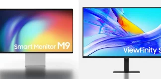 Samsung 2025 Smart Monitor M9 and ViewFinity S8 monitors CES 2025 featured