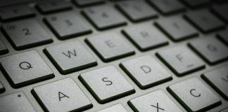 gray keypad