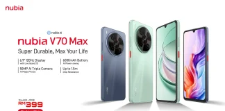 nubia V70 Max smartphone Malaysia price featured