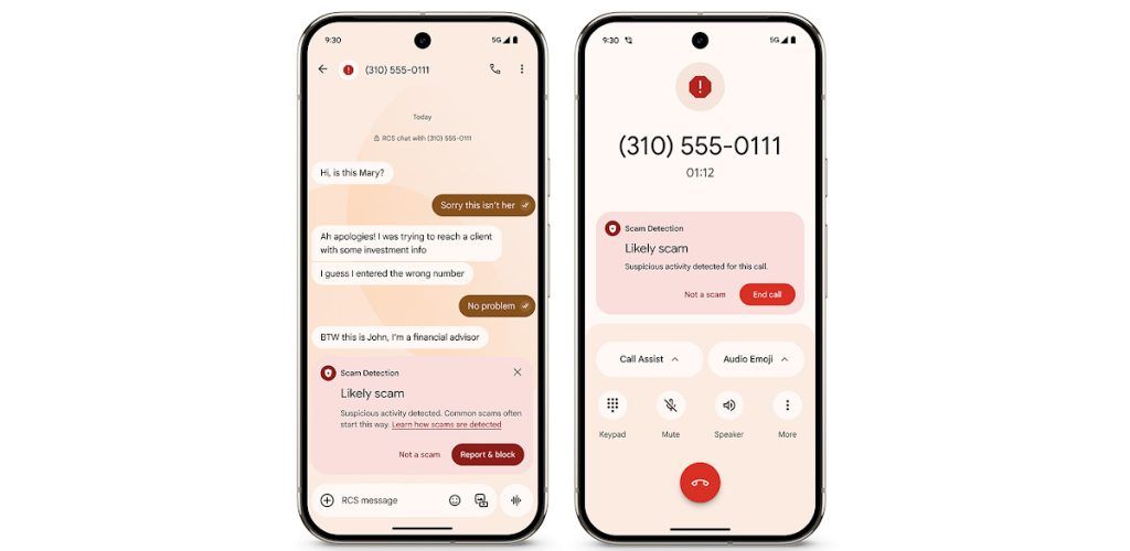 Google Android AI Scam Detection