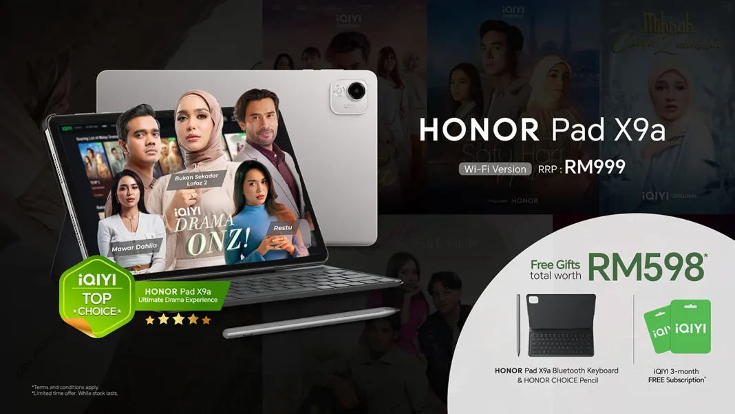 HONOR Pad X9a tablet launched Malaysia price featured