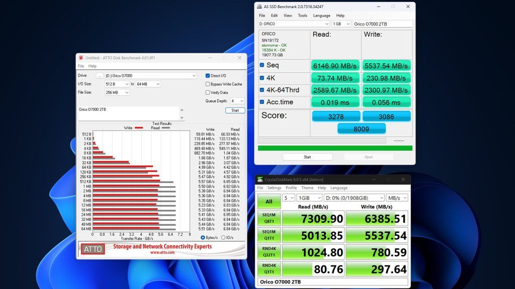 Orico O7000 PCIe Gen 4 SSD review - affordable and speedy 7