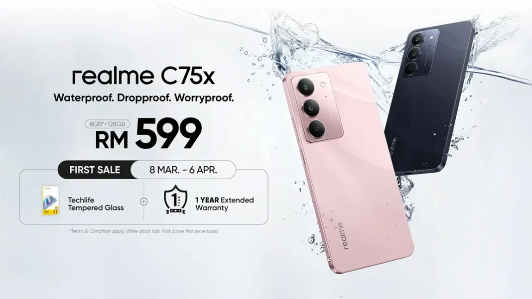 realme C75x smartphone launched Malaysia price featured realme C75x smartphone launched Malaysia price featured