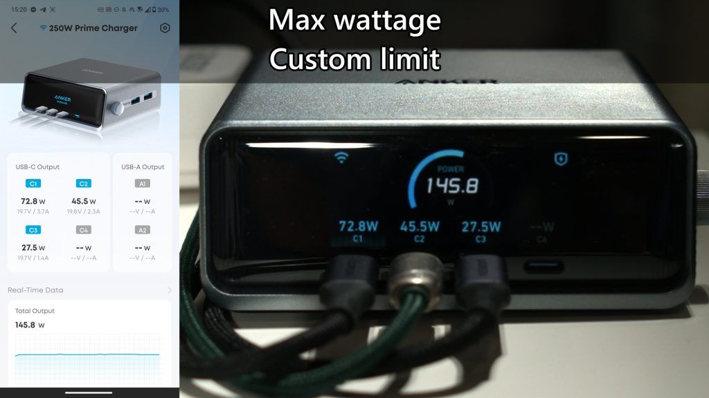 Anker Prime 250W GaN desktop charger review - actually innovative charger 17