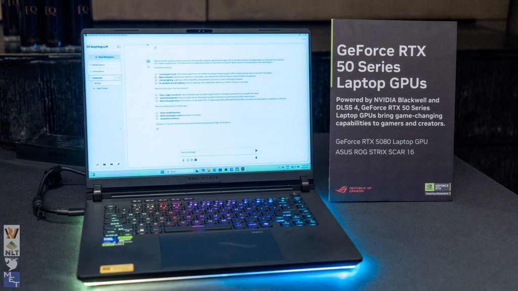 NVIDIA RTX 50-series laptop GPUs bring power savings alongside new graphical features 7