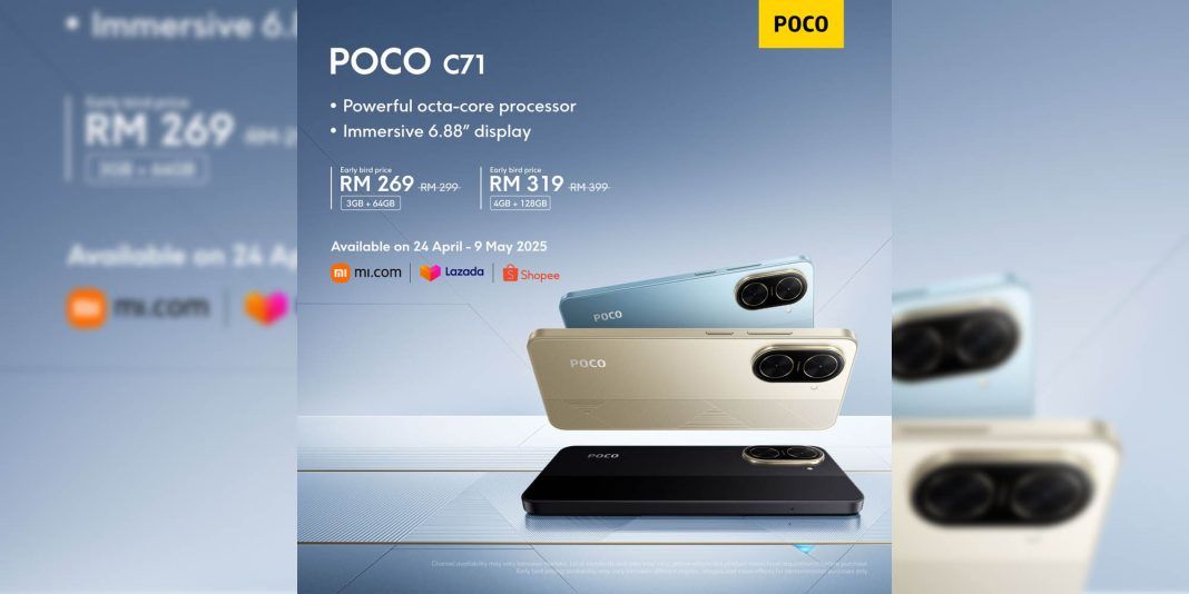 POCO C71 Malaysia Price