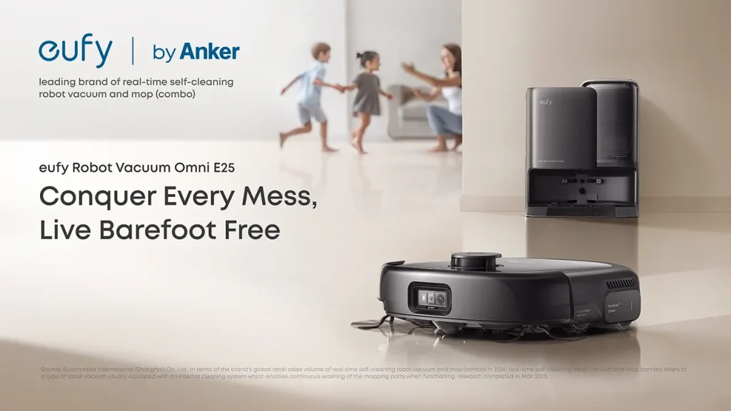 Anker eufy Robot Vacuum Omni E25 and soundcore Liberty 5 earbuds Malaysia price featured