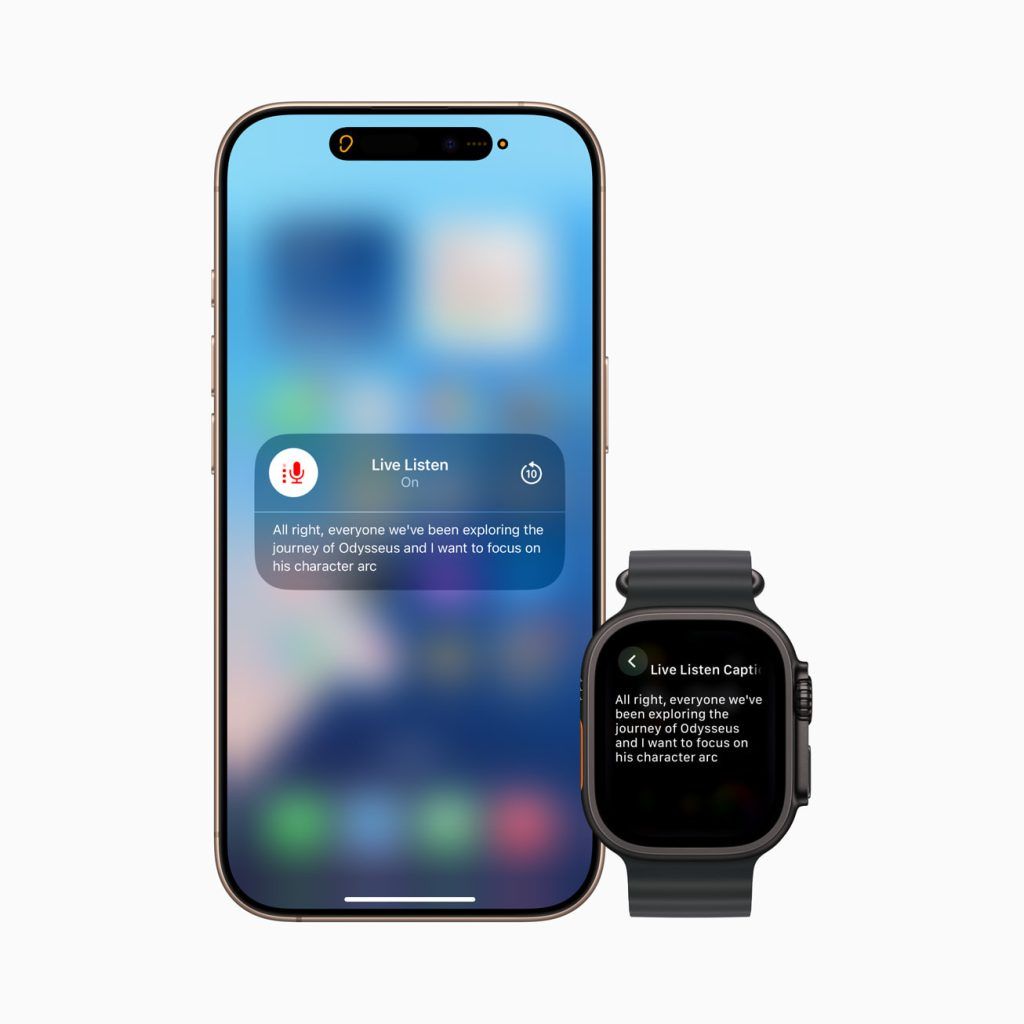 Apple Live Listen on Apple Watch