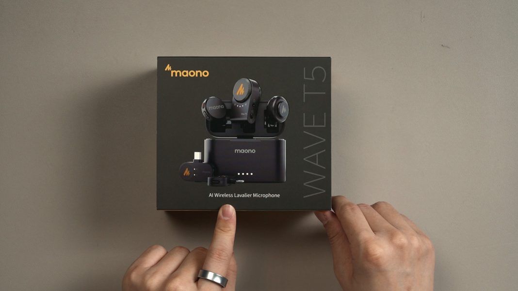 Maono Wave T5 wireless microphone combo review 1