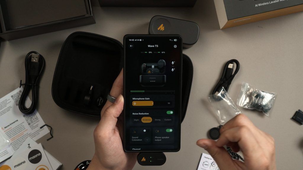 Maono Wave T5 Wireless Microphone: A Versatile Audio Solution for Content Creators 6