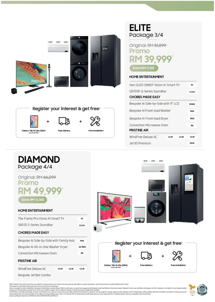 Samsung x Maybank MyDeco Package 2