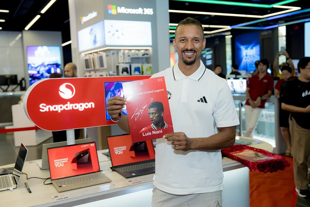 Snapdragon x Manchester United Nani x TMT stores Malaysia featured