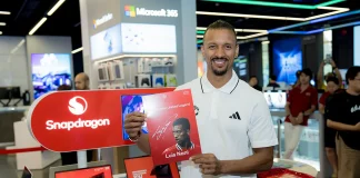 Snapdragon x Manchester United Nani x TMT stores Malaysia featured