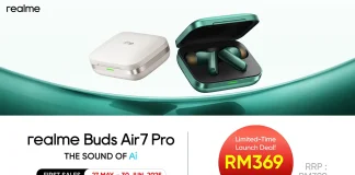 realme Buds Air7 Pro and Magnetic Cooling Clip launched Malaysia price featured