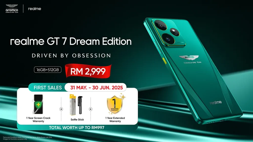 realme GT 7 Series and GT 7 Dream Edition pre-order Malaysia price 1