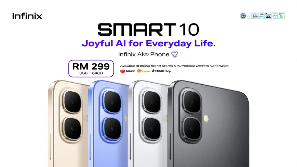 Infinix SMART 10 Series smartphones Malaysia price 1