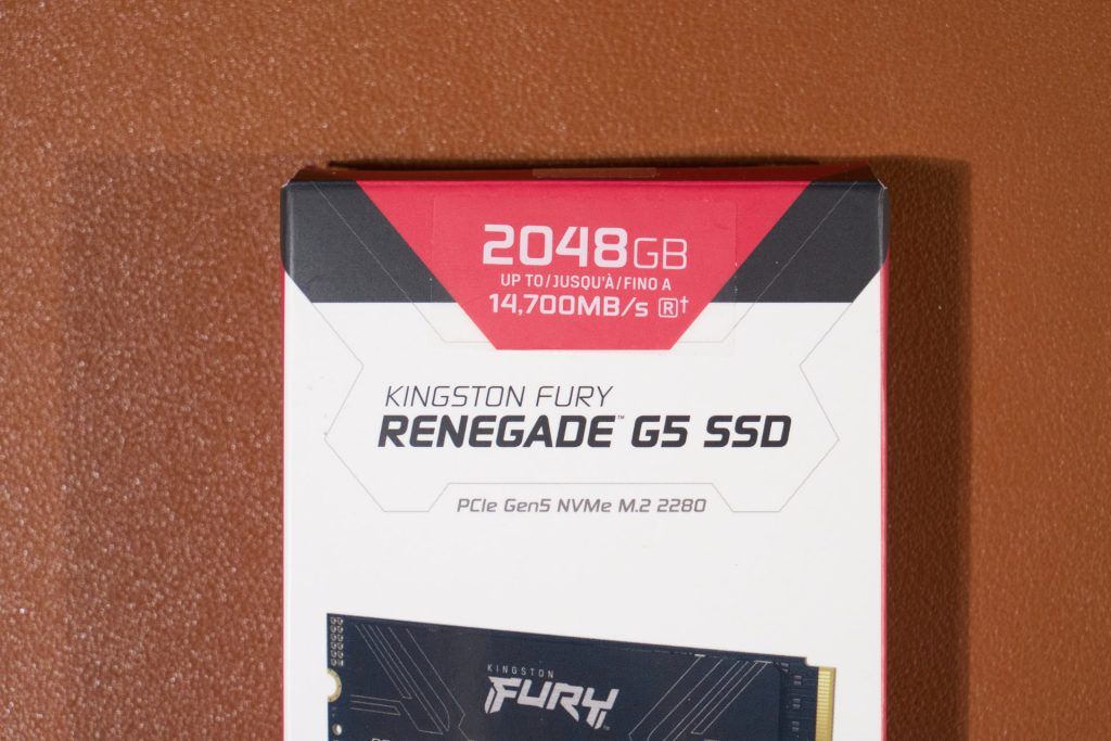 Kingston Fury Renegade G5 PCIe Gen 5 x4 SSD review 3