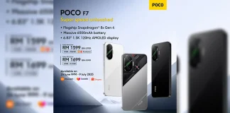 POCO F7 mid-range smartphone launched Malaysia price featured